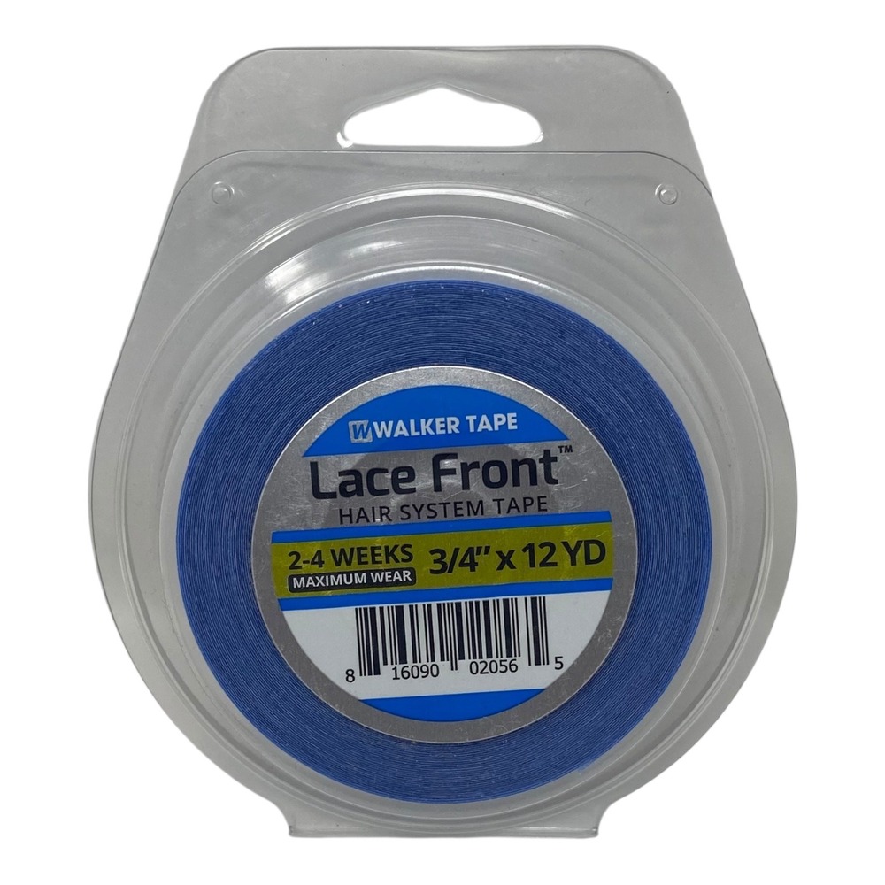 Walker Tape 3/4" x 12 Yards Lace Front Support Tape Wig (Blue Liner) Double Side